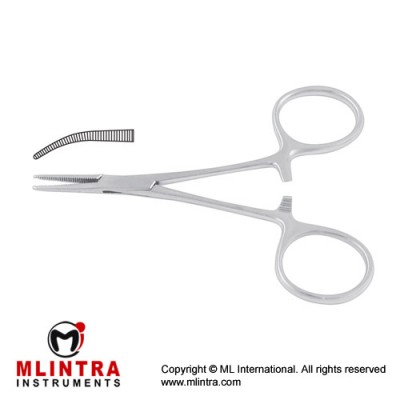 Micro-Mosquito Haemostatic Forcep Curved Stainless Steel, 9.5 cm - 3 3/4"